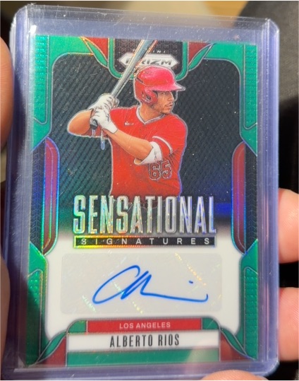 2025 Panini Prizm Sensational Signatures #SS-AR Alberto Rios — front