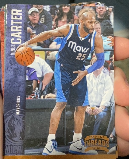 2012-13 Panini Threads #28 Vince Carter — front