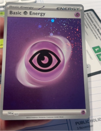 2023 Pokémon Scarlet & Violet 005 Basic Psychic Energy — front
