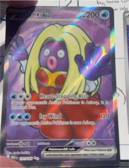 2023 Pokémon TCG Scarlet & Violet 151 #191/165 Jynx EX — front