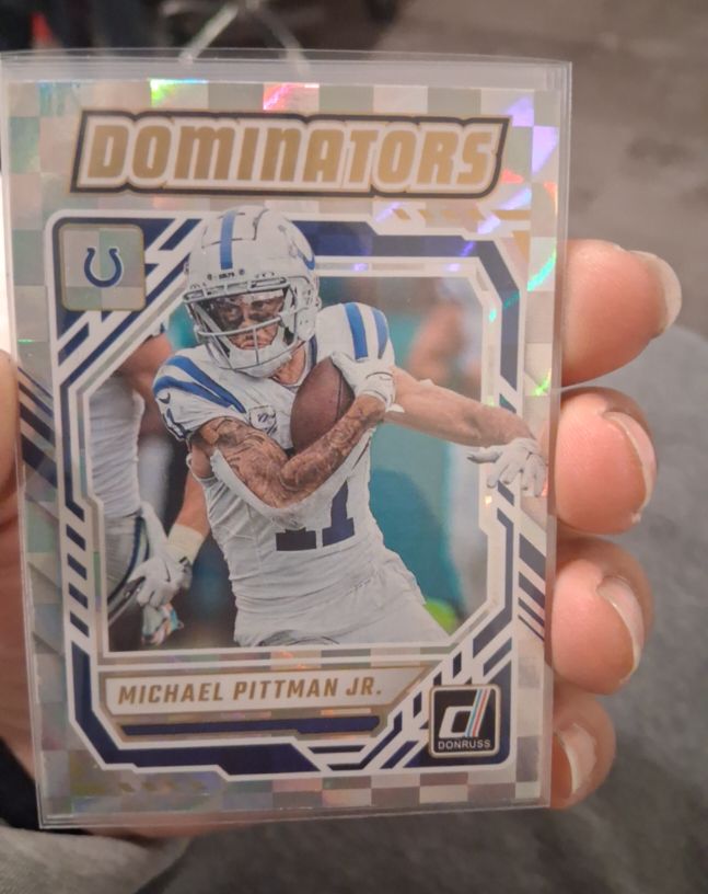 2025 Donruss Dominators #DOM-MPN Michael Pittman Jr. — front