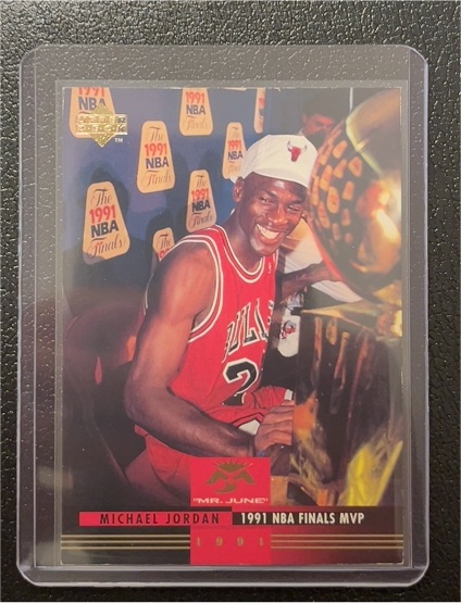 1993-94 Upper Deck Mr. June 1991 NBA Finals MVP #MJ3 Michael Jordan — front