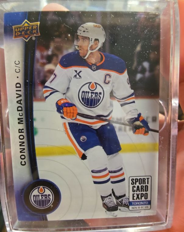 2025-26 Upper Deck Tim Hortons #EXPO-2025 Connor McDavid — front