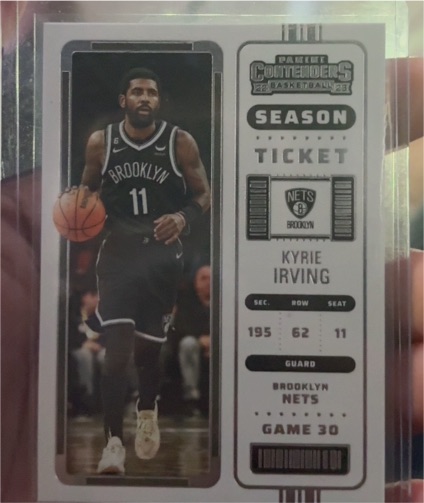 2022-23 Panini Contenders #5 Kyrie Irving — front