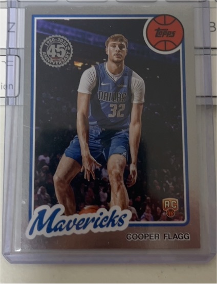 2025-26 Topps 1980-81 Topps 45th Anniversary #80BK-51 Cooper Flagg — front