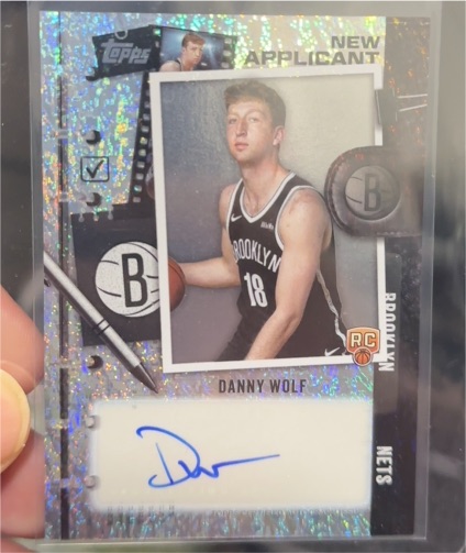 2025-26 Topps New Applicant #NA-DW Danny Wolf — front