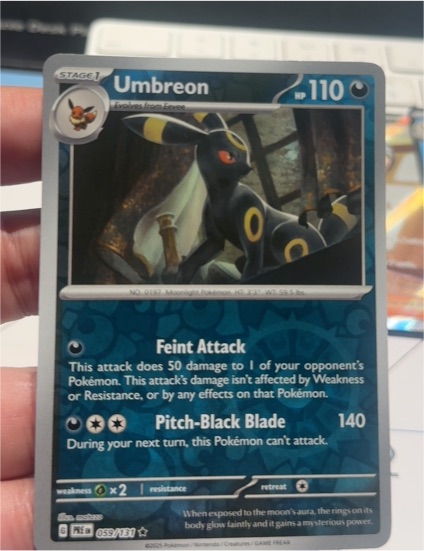 2021 Pokémon Scarlet & Violet Prismatic Evolutions #059 Umbreon — front