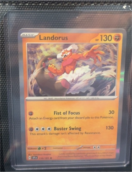 2024 Pokemon SV08 Surging Sparks #110 Landorus — front