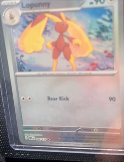 2025 Pokémon SV: Prismatic Evolutions #084 Lopunny — front