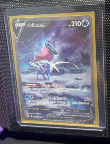 2023 Pokémon Crown Zenith #GG38 Suicune V — front