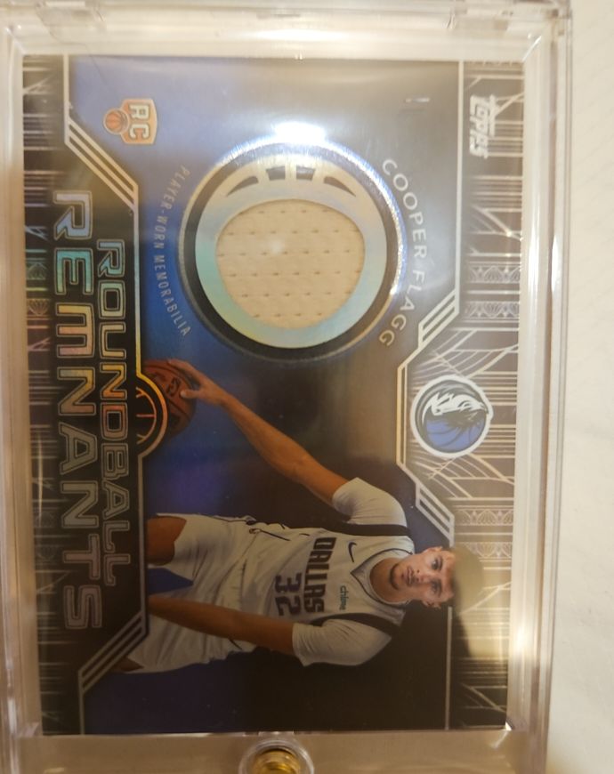 2025 Topps Roundball Remnants #RRR-CF Cooper Flagg — front