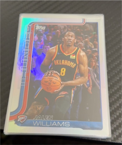 2025-26 Topps Basketball #116 Jalen Williams — front