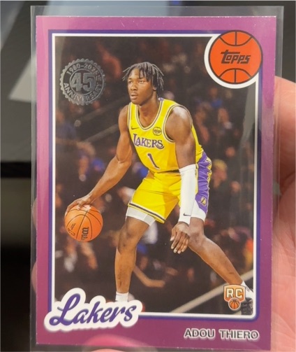 2025-26 Topps #80BK-79 Adou Thiero — front