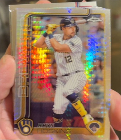 2025 Topps Chrome #98 Rhys Hoskins — front