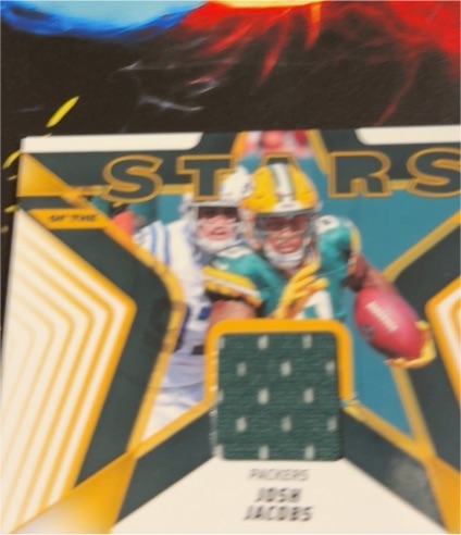 2025 Panini Score Stars of the NFL #SNJ-JJS Josh Jacobs — front