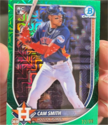 2025 Bowman Chrome #77 Cam Smith — front