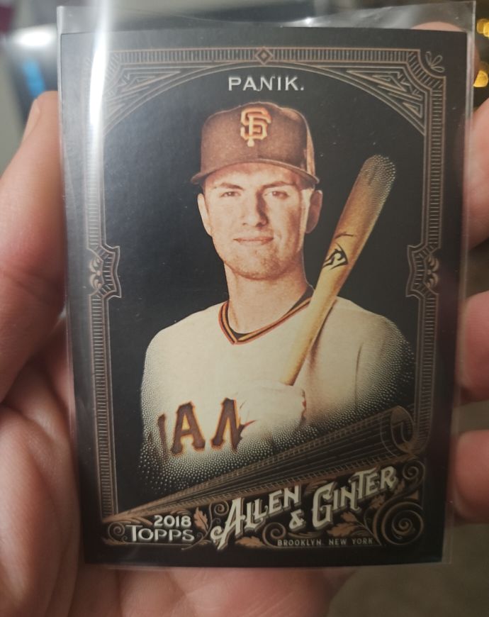 2018 Topps Allen & Ginter #185 Joe Panik — front