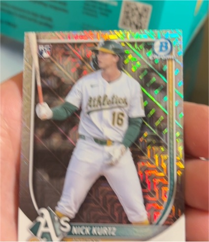 2025 Bowman Chrome #93 Nick Kurtz — front
