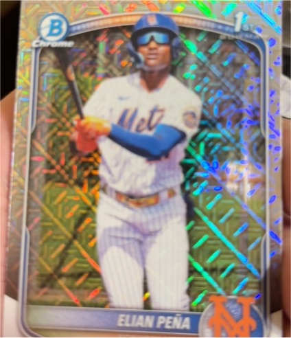 2025 Bowman Chrome #BCP-155 Elian Peña — front