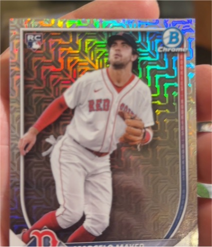2025 Bowman Chrome #39 Marcelo Mayer Mojo Refractor Rookie — front