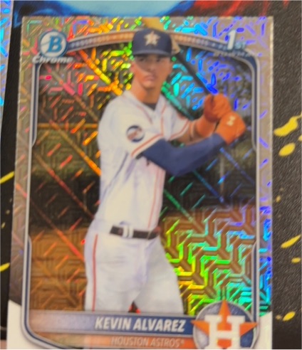 2025 Bowman Chrome #BCP-227 Kevin Alvarez — front