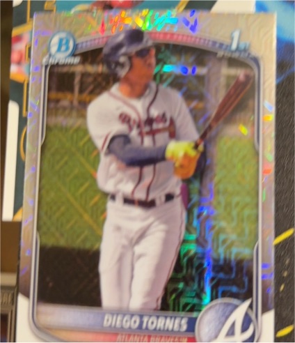 2022 Bowman Chrome #1 Diego Torres — front