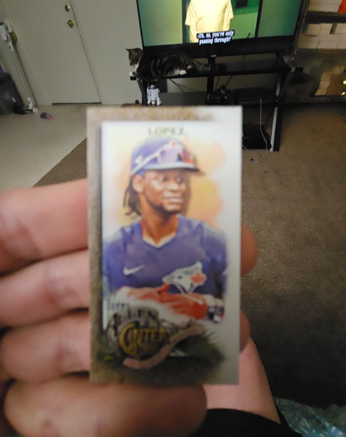 2022 Topps Allen & Ginter Mini Black Border #212 Otto Lopez Toronto Blue Jays RC — front