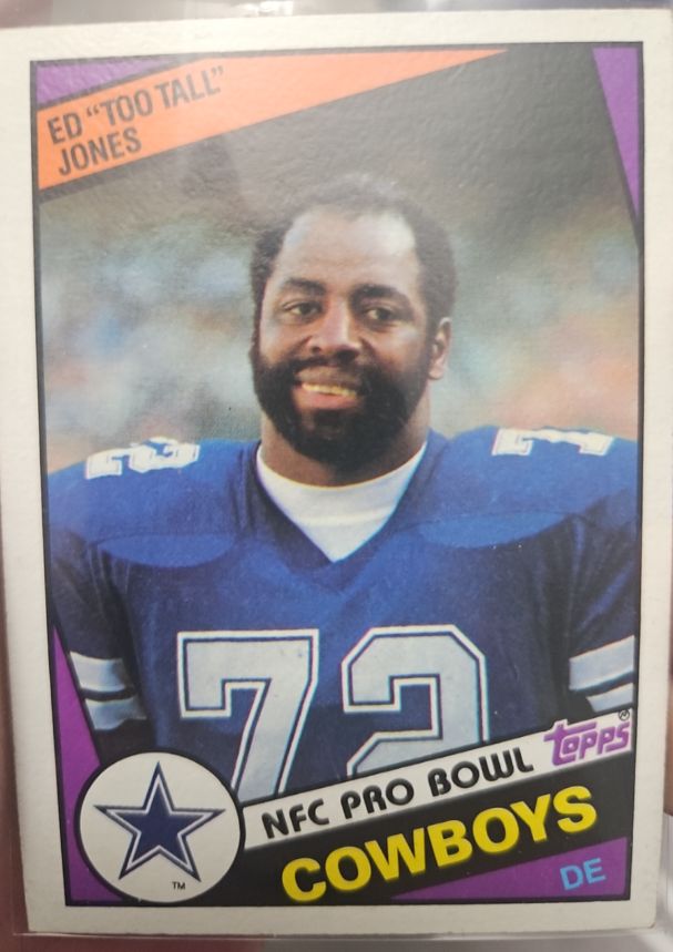 1984 Topps #242 Ed "Too Tall" Jones — front