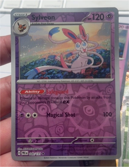 2025 Scarlet & Violet Prismatic Evolutions #040 Sylveon — front