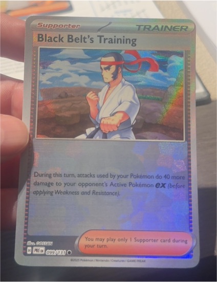 2015 Pokémon Black Belt's Training #099 — front