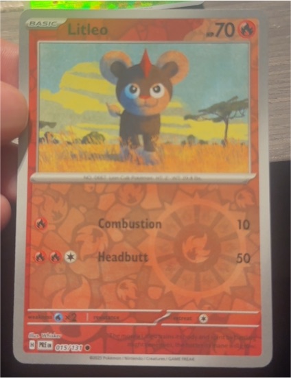 2022 Pokémon SV: Prismatic Evolutions #015 Litleo — front