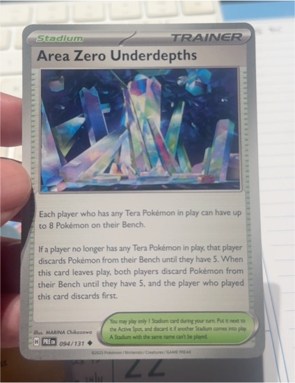 2023 Pokémon Scarlet & Violet Stellar Crown #094 Area Zero Underdepths — front