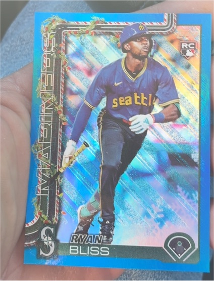 2025 Topps Holiday #H184 Ryan Bliss — front
