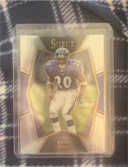 2021 Panini Select Premier Level #140 Ed Reed — front