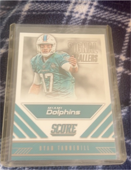2016 Panini Score #13 Ryan Tannehill Signal Callers Miami Dolphins — front