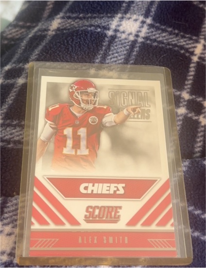 2016 Panini Score Signal Callers #12 Alex Smith — front