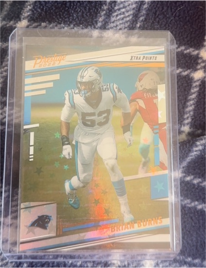 2022 Panini Prestige Xtra Points #44 Brian Burns — front