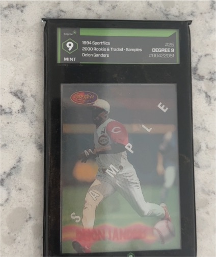1994 Sportflics #25 Deion Sanders — front