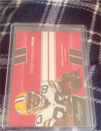 2011 Panini Prestige Prestigious Pros Red #22 Donald Driver — front