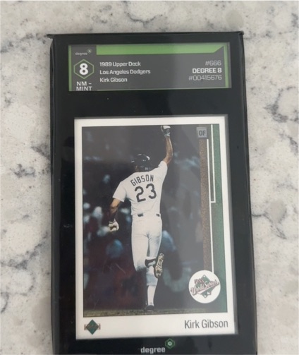 1989 Upper Deck #666 Kirk Gibson — front