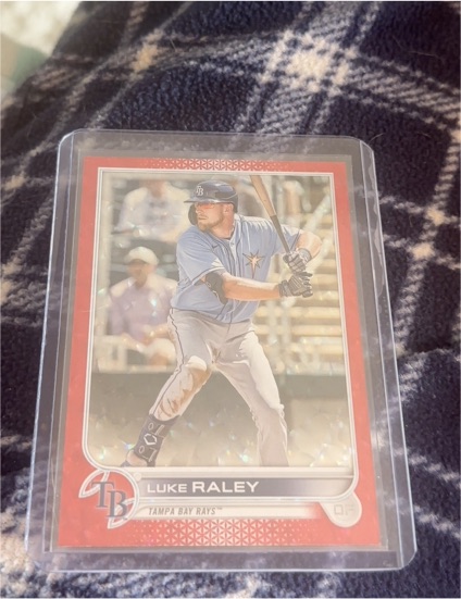 2022 Topps Update #US24 Luke Raley — front