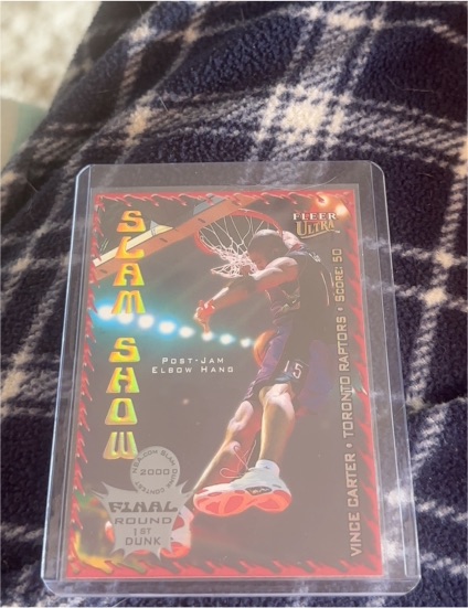 2000-01 Fleer Ultra Slam Show #9SS Vince Carter — front