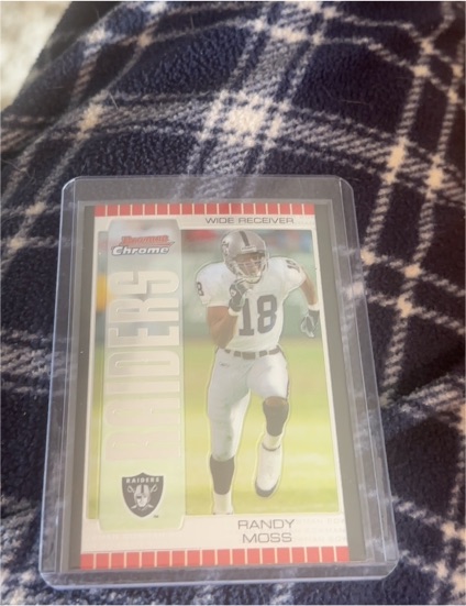 2005 Bowman Chrome #51 Randy Moss — front