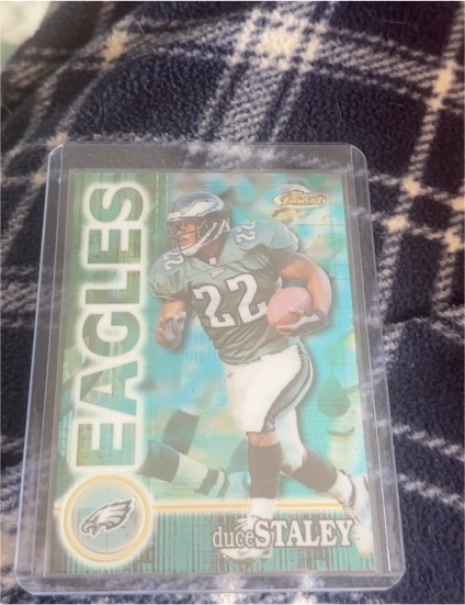 2000 Topps Finest #22 Duce Staley — front