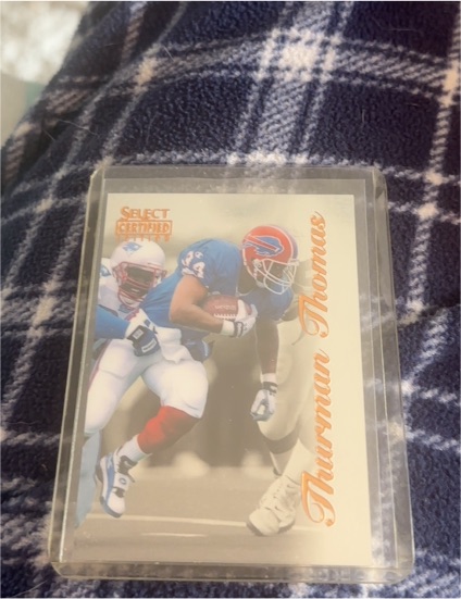 1996 Select Certified Thurman Thomas — front