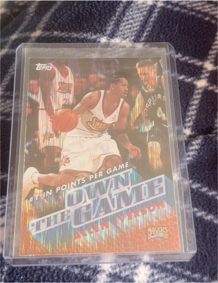 1999-00 Topps Own the Game #OTG1 Allen Iverson — front