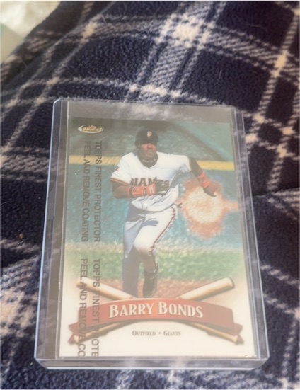 1998 Topps Finest #257 Barry Bonds — front