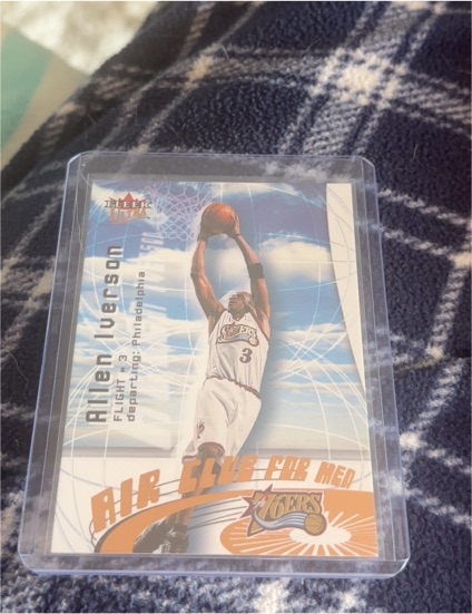 2000-01 Fleer Ultra #9AC Allen Iverson Air Club for Men — front
