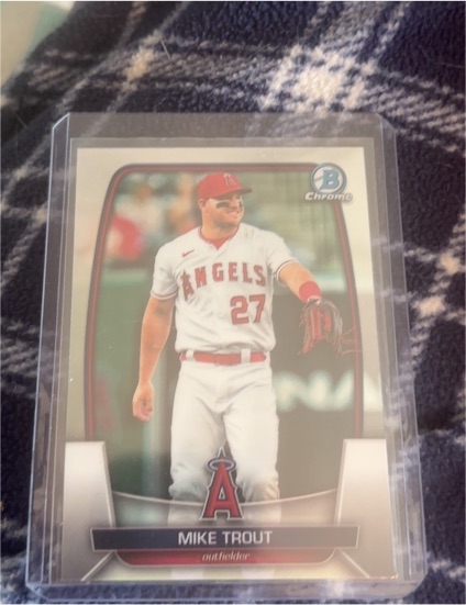 2023 Bowman Chrome #89 Mike Trout — front