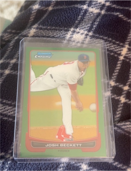 2012 Bowman Chrome #15 Josh Beckett — front